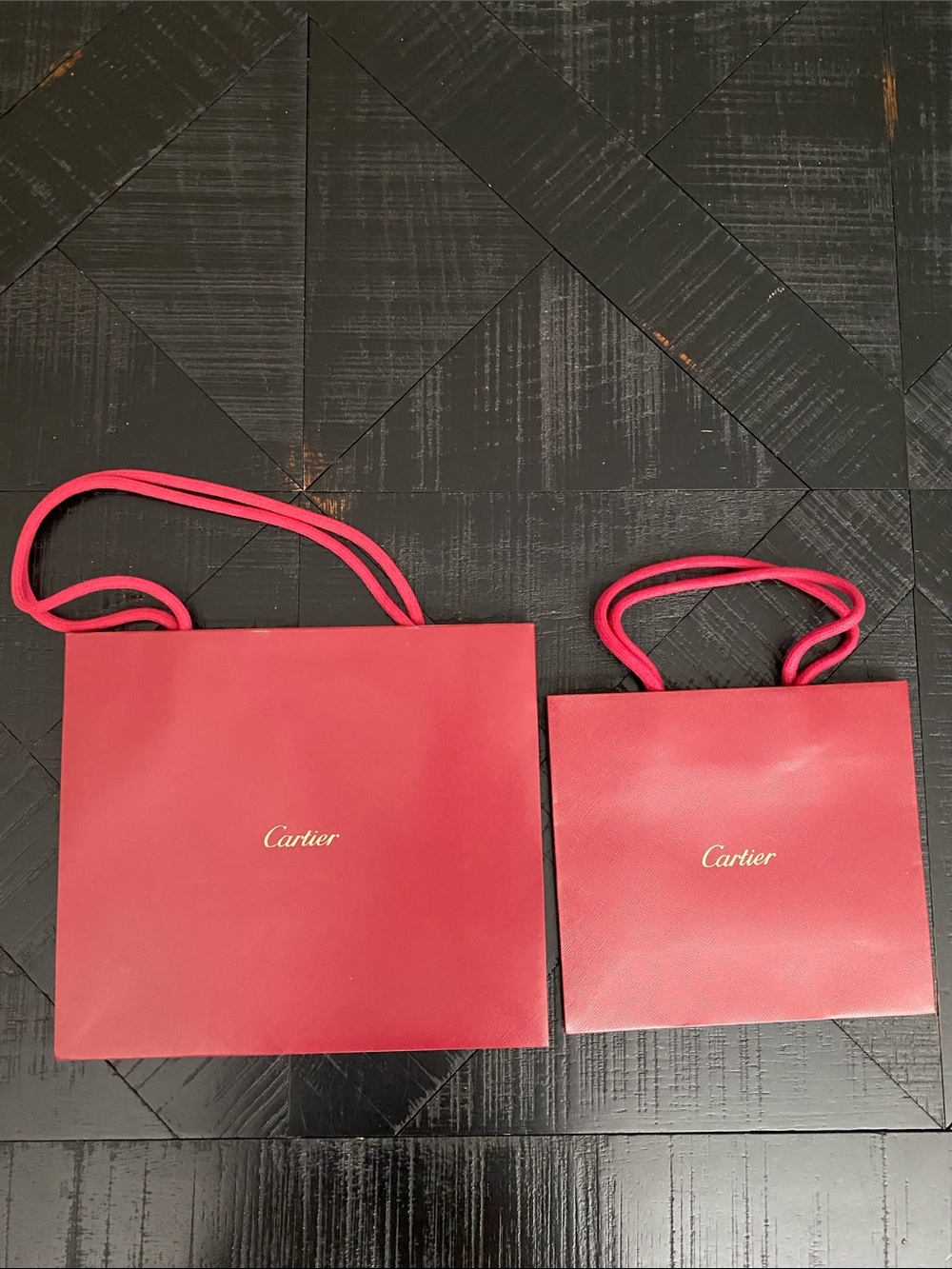 Cartier gift bag bundle of 2